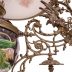 ĐÈN RỒNG 3 DÂY CỦA PHÁP CHÓA HOA HỒNG ĐẸP