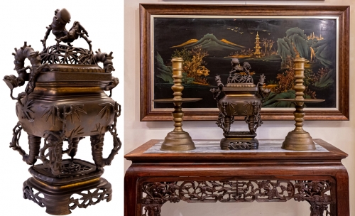 BỘ LƯ TRÚC CHUẨN XƯA CAO 53CM