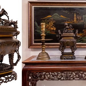 BỘ LƯ TRÚC CHUẨN XƯA CAO 53CM