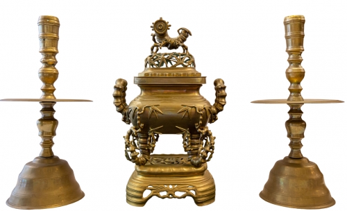 BỘ LƯ TRÚC CHUẨN XƯA CAO 50cm