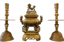 BỘ LƯ TRÚC CHUẨN XƯA CAO 50cm