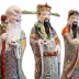TƯỢNG GỐM SỨ PHÚC - LỘC - THỌ CAO 62CM