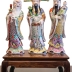TƯỢNG GỐM SỨ PHÚC - LỘC - THỌ CAO 62CM