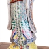 TƯỢNG GỐM SỨ PHÚC - LỘC - THỌ CAO 62CM