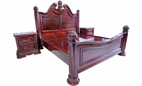 GIƯỜNG NGỦ GỖ CẨM LAI ĐẸP