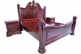 GIƯỜNG NGỦ GỖ CẨM LAI ĐẸP