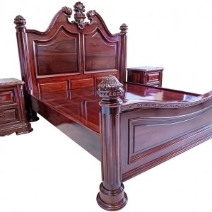 GIƯỜNG NGỦ GỖ CẨM LAI ĐẸP