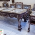 BỘ TAM SƠN GỖ CẨM LAI 9 MÓN KHẢM ỐC
