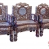 BỘ TAM SƠN GỖ CẨM LAI 9 MÓN KHẢM ỐC