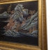Tấm Tranh Sơn Mài Cổ Xịn Thiếp Vàng ( Thuận Buồm Xuôi Gió ) - Tranh Tàu Rất Hiếm