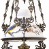 Đèn Ba Dây Chuẩn Cổ Xịn - Xuất xứ Pháp - Tích Thuận Buốm Xuôi Gió ( Chóa 30 cm )