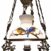 Đèn Ba Dây Chuẩn Cổ Xịn - Xuất xứ Pháp - Tích Thuận Buốm Xuôi Gió ( Chóa 30 cm )