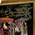 Tranh Sơn Mài Khắc Trũng  : Vinh Quy Bái Tổ - KT 60 cm x 120 cm