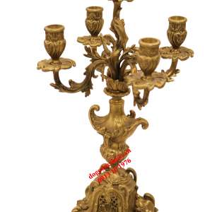 CẶP CHÂN ĐÈN ĐỒNG KIỂU PHÁP SANG TRỌNG (MÃ SỐ 2)