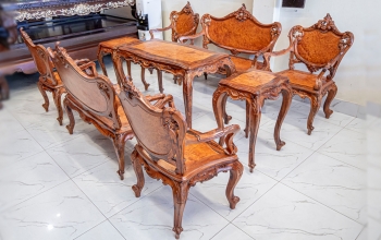 BỘ BÀN LOUIS CẨM NU 9 MÓN SIÊU ĐẸP