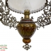 ĐÈN 3 DÂY CỦA PHÁP CHÓA TRẮNG - TÍCH NGƯ ÔNG ĐẮC LỢI - CHÓA 35 CM { MS 01 }
