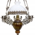 ĐÈN 3 DÂY CỦA PHÁP CHÓA TRẮNG - TÍCH NGƯ ÔNG ĐẮC LỢI - CHÓA 35 CM { MS 01 }