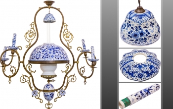 ĐÈN 3 DÂY CHÓA SỨ LOẠI HIẾM ms 01