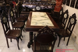 Bộ Bàn Ghế Hoa Lá Tây Kiểu Pháp - Nét Đặc Trưng Trong Văn Hóa Nam Bộ
