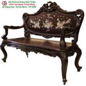 BỘ BÀN GHẾ LOUIS - TUYỆT TÁC GỖ GỤ CẨN ỐC XÀ CỪ QUÝ HIẾM