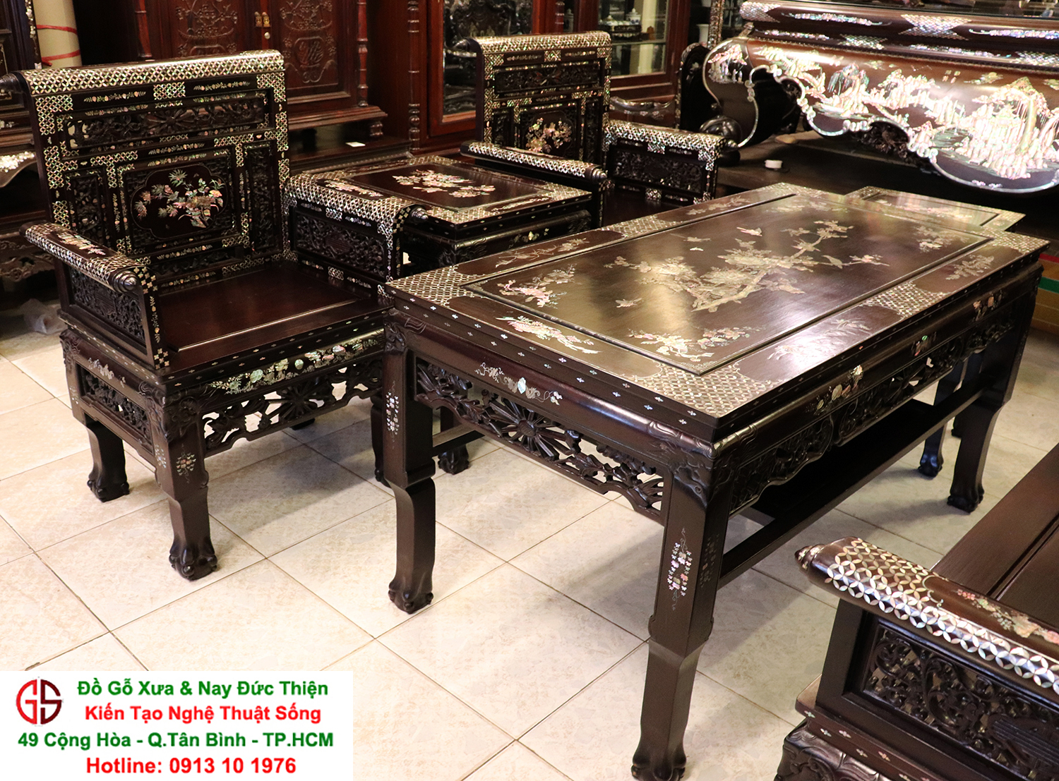 bàn ghế trường kỷ đẹp