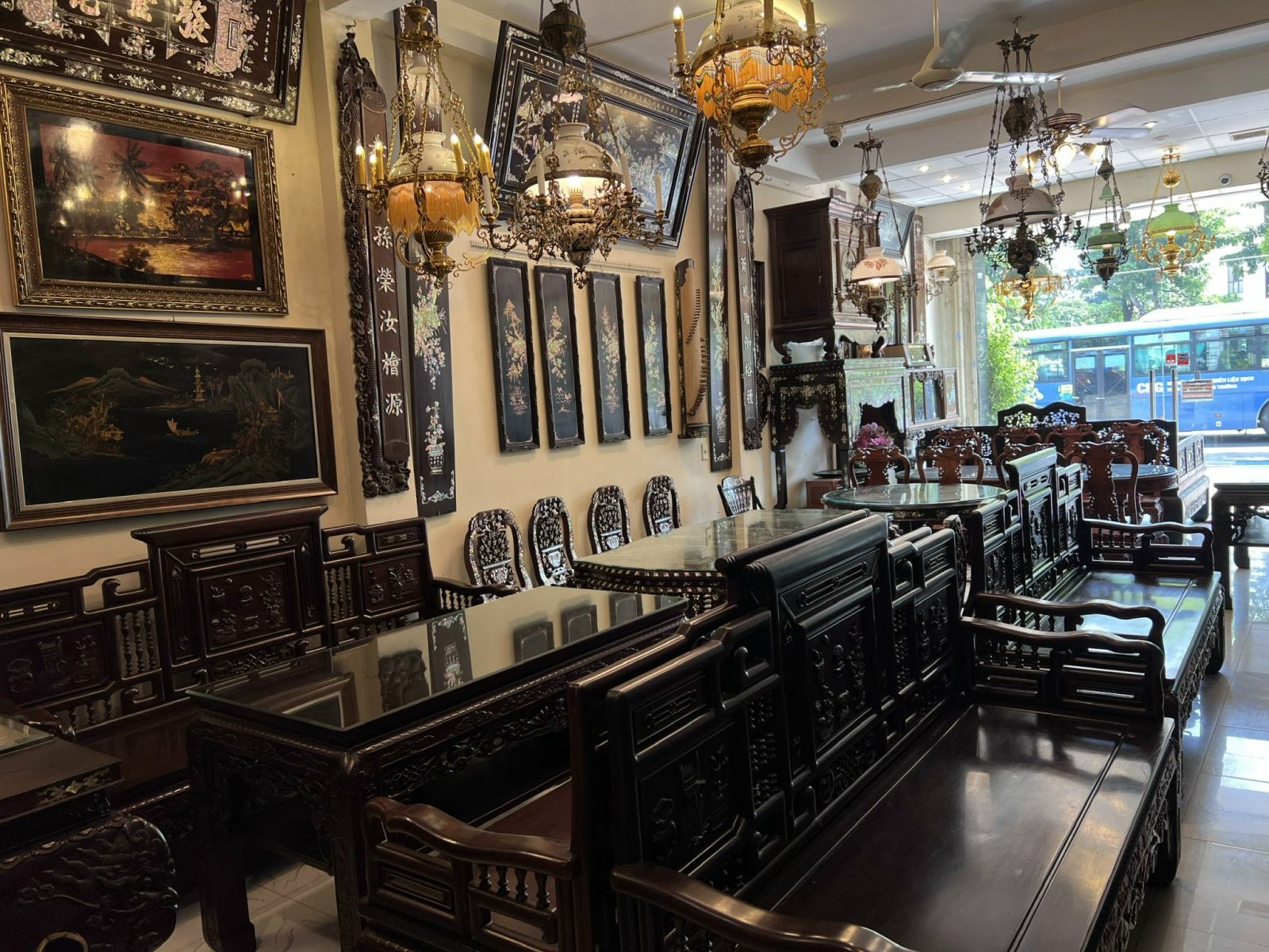 thuê bàn ghế tết