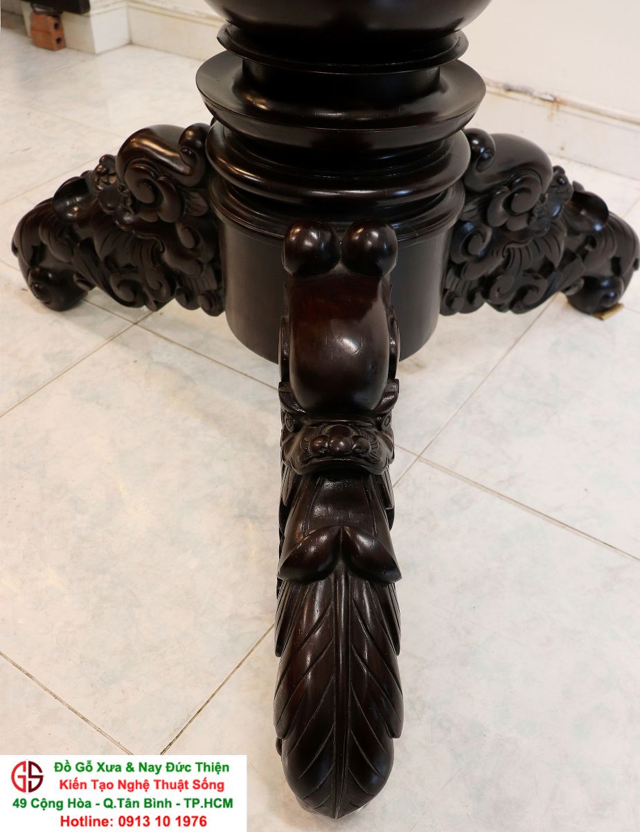 Bàn Cù Lá Cổ Khảm Ốc