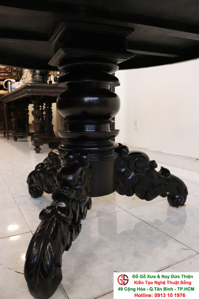 Bàn Cù Lá Cổ Khảm Ốc