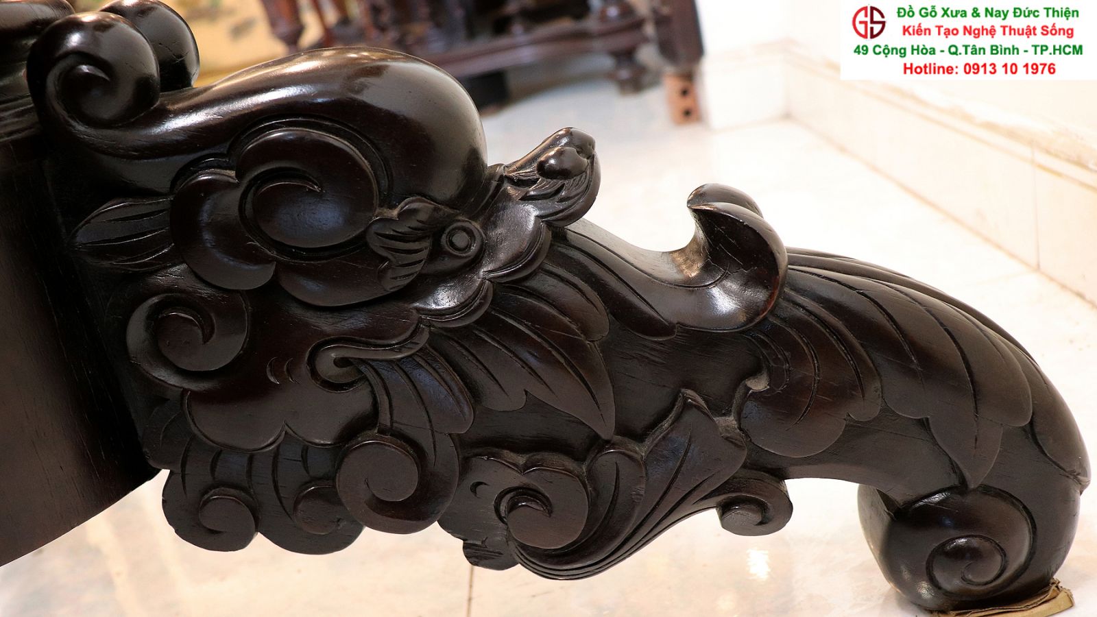 Bàn Cù Lá Cổ Khảm Ốc