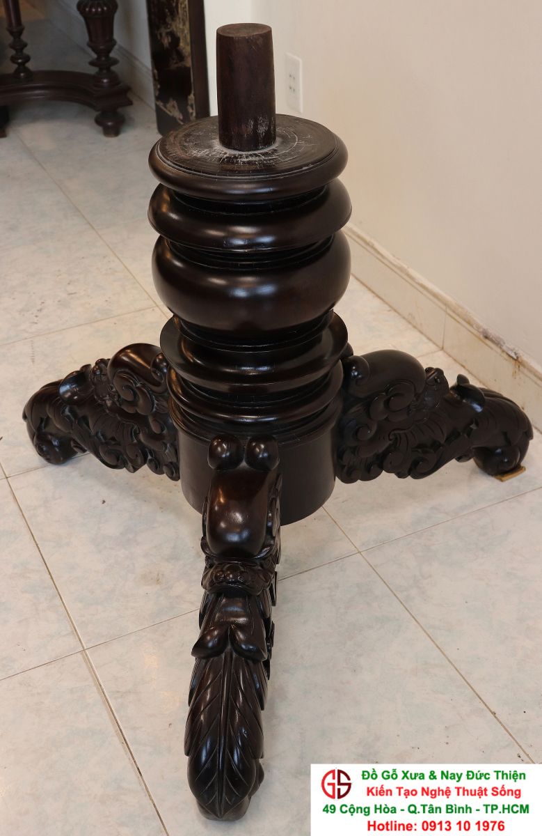 Bàn Cù Lá Cổ Khảm Ốc