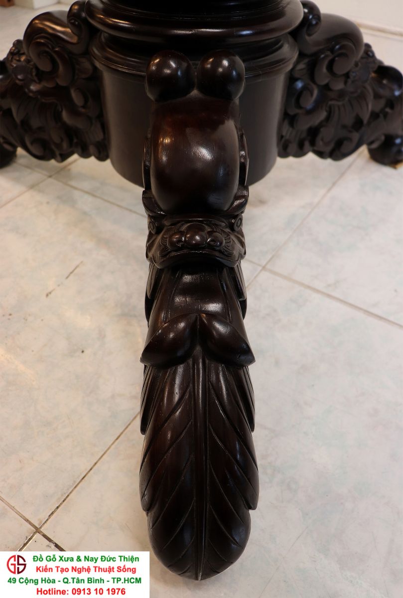 Bàn Cù Lá Cổ Khảm Ốc
