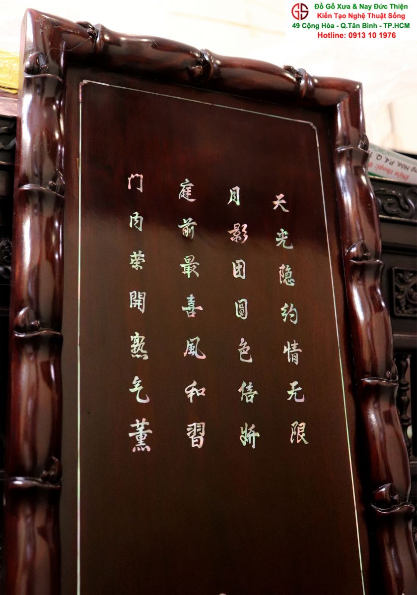 Tranh Tứ Quý Khảm Ốc
