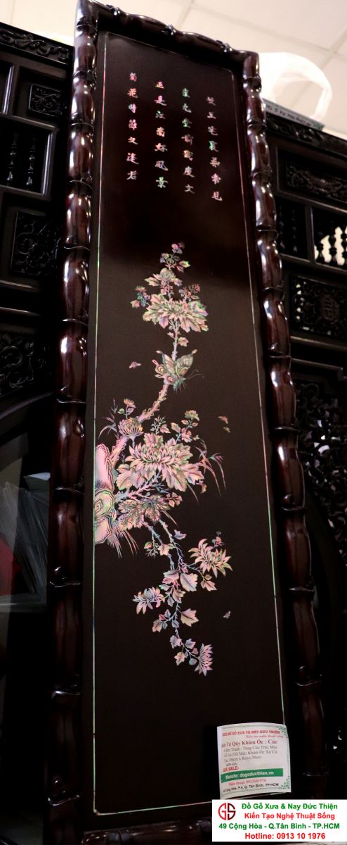 Tranh Tứ Quý Khảm Ốc