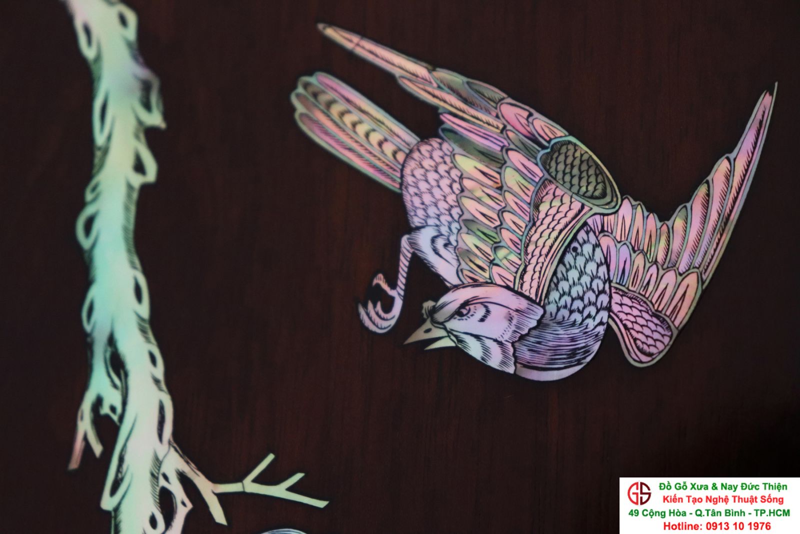 Tranh Tứ Quý Khảm Ốc 02