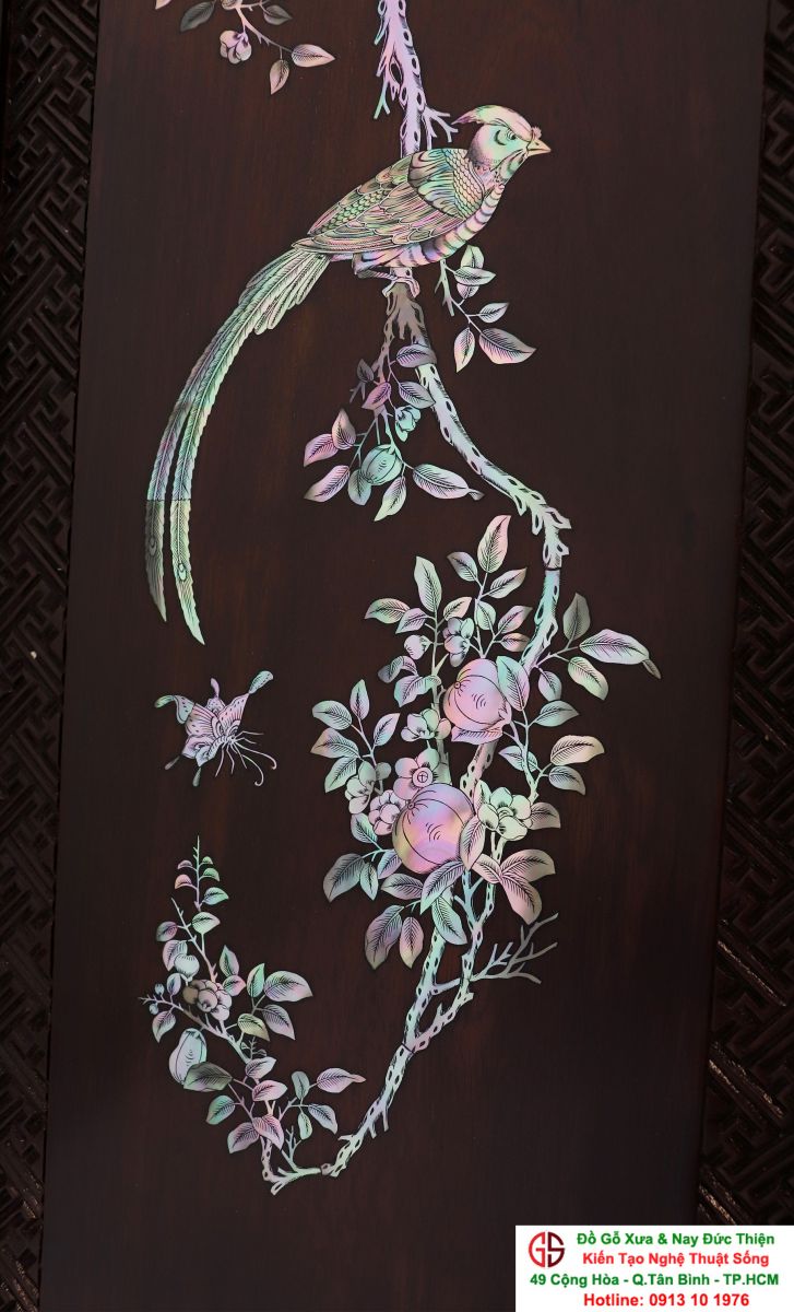 Tranh Tứ Quý Khảm Ốc 02