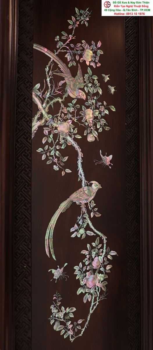 Tranh Tứ Quý Khảm Ốc 02