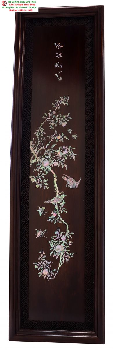 Tranh Tứ Quý Khảm Ốc 02