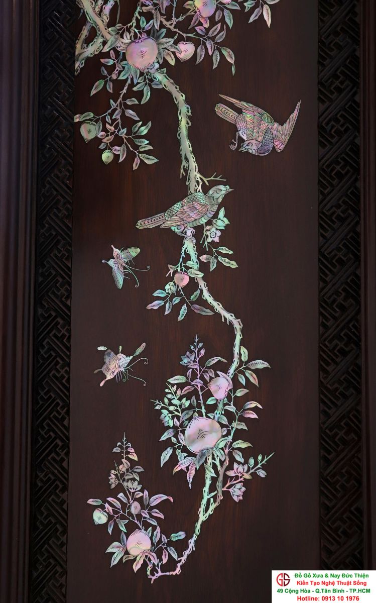 Tranh Tứ Quý Khảm Ốc 02