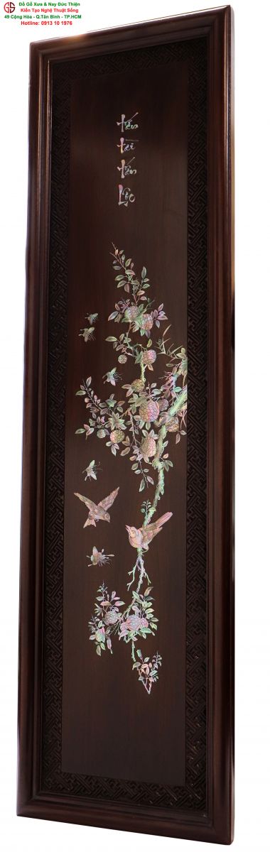 Tranh Tứ Quý Khảm Ốc 02