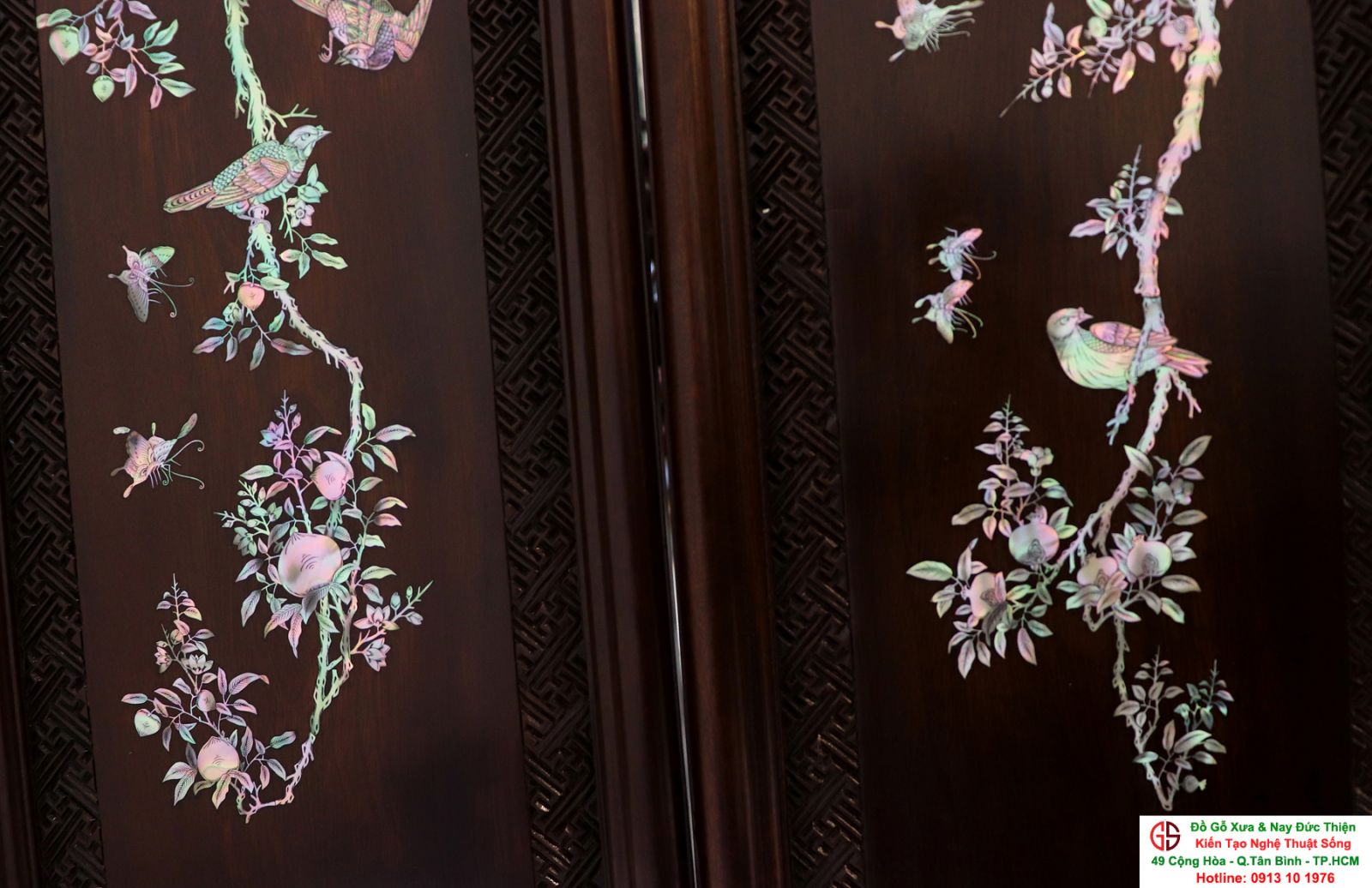 Tranh Tứ Quý Khảm Ốc 02