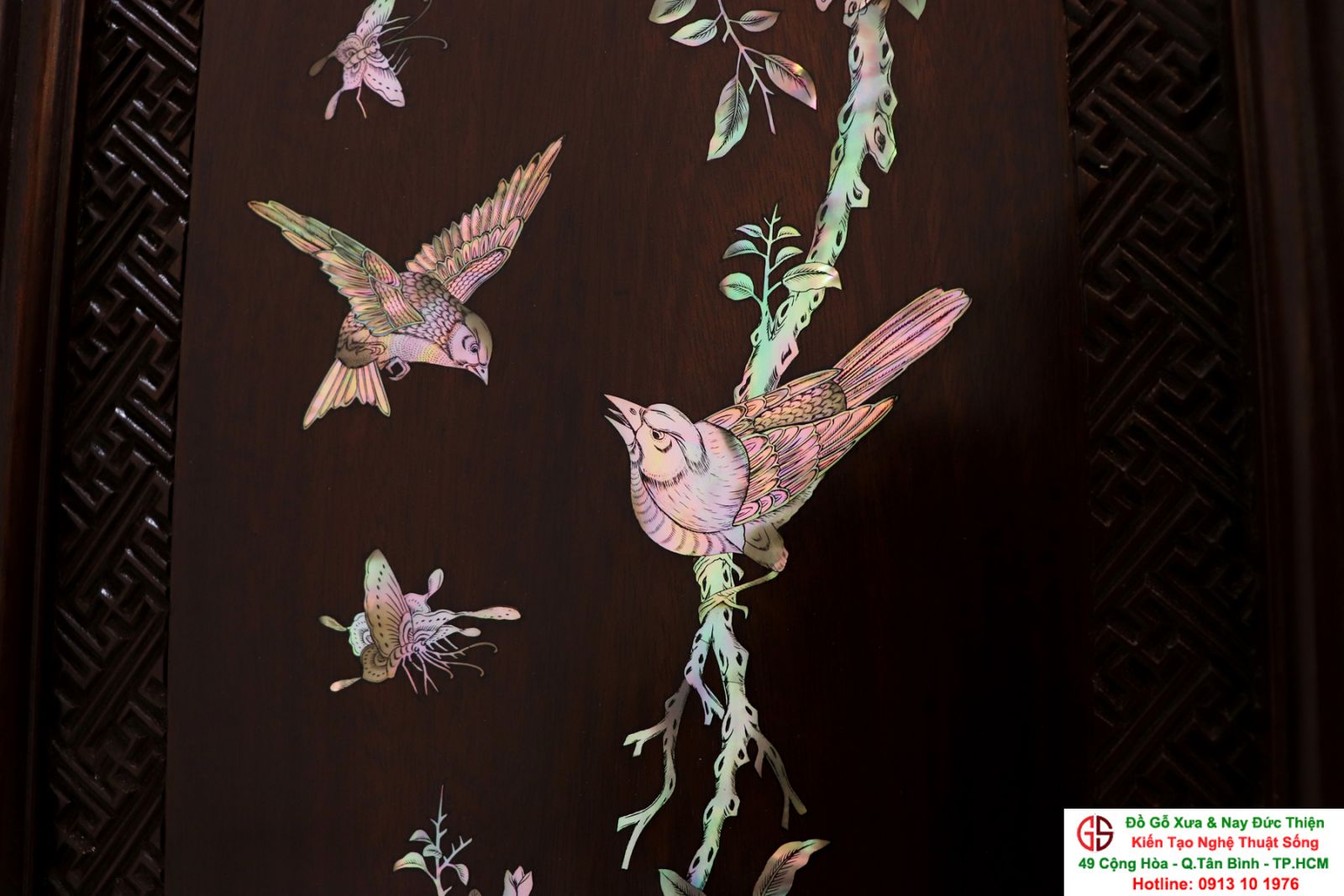Tranh Tứ Quý Khảm Ốc 02