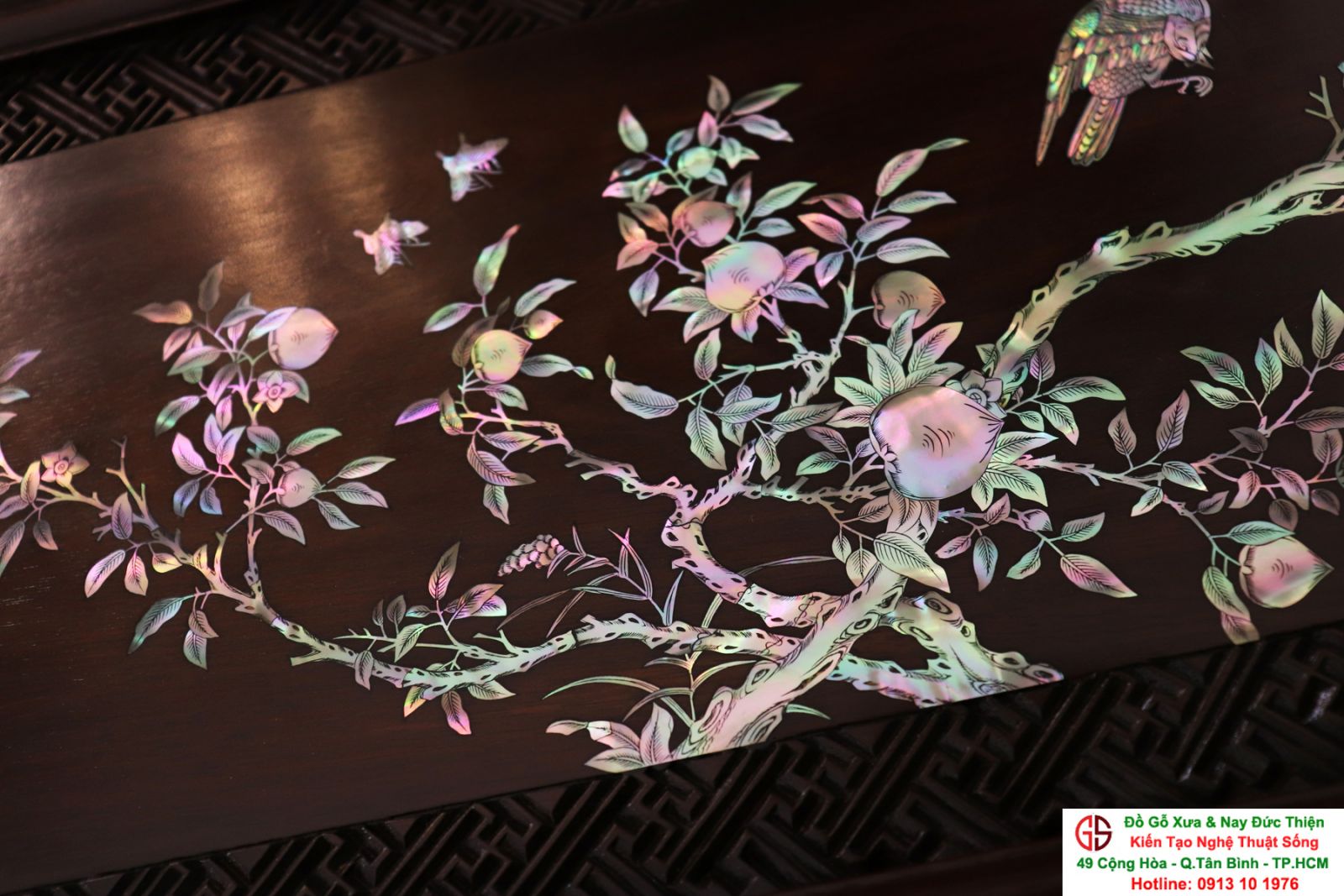 Tranh Tứ Quý Khảm Ốc 02