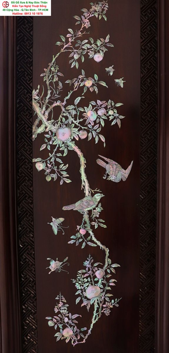 Tranh Tứ Quý Khảm Ốc 02