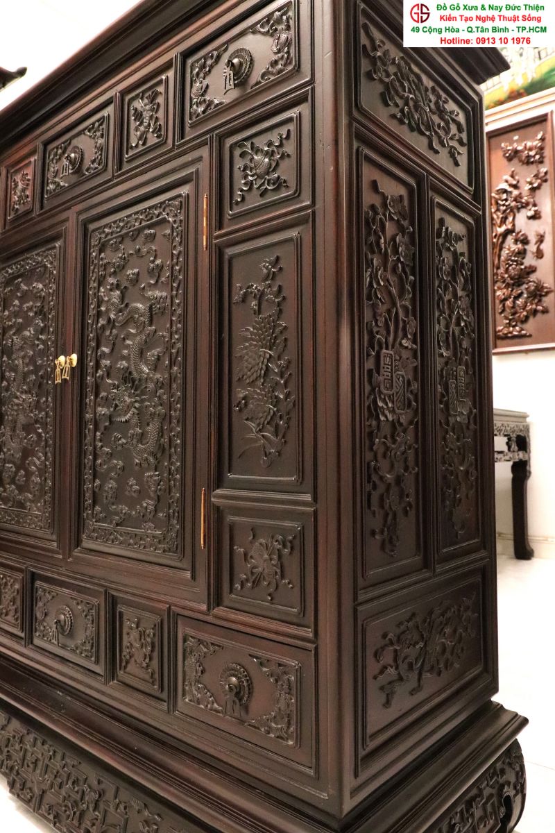 Tủ Thờ Huế Chạm Rồng