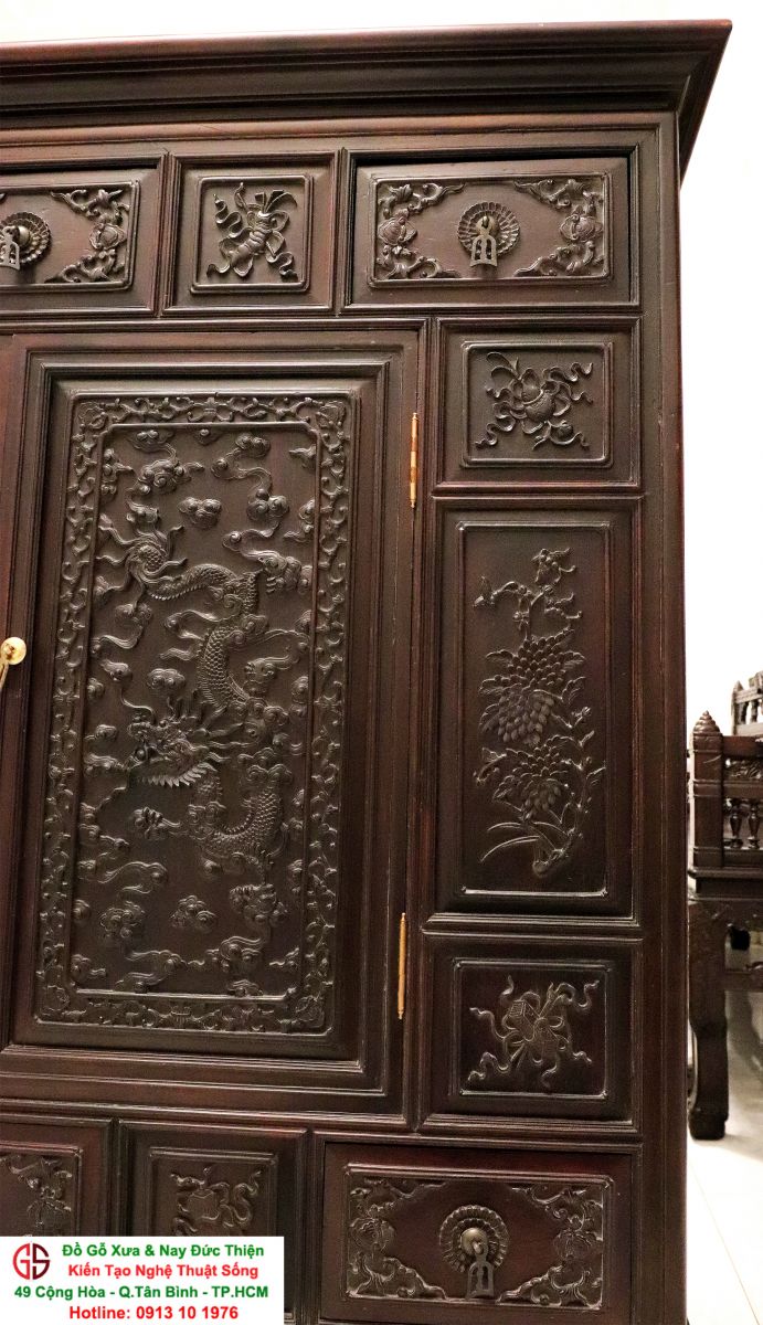 Tủ Thờ Huế Chạm Rồng Đặc Biệt