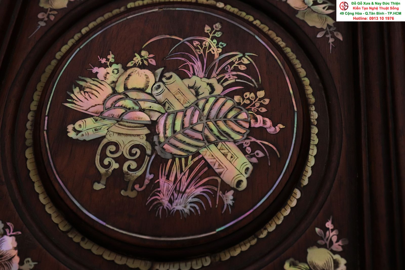 Tủ Thờ Cổ Khảm Ốc