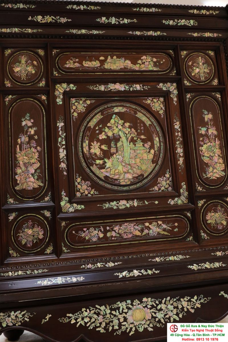 Tủ Thờ Cổ Khảm Ốc
