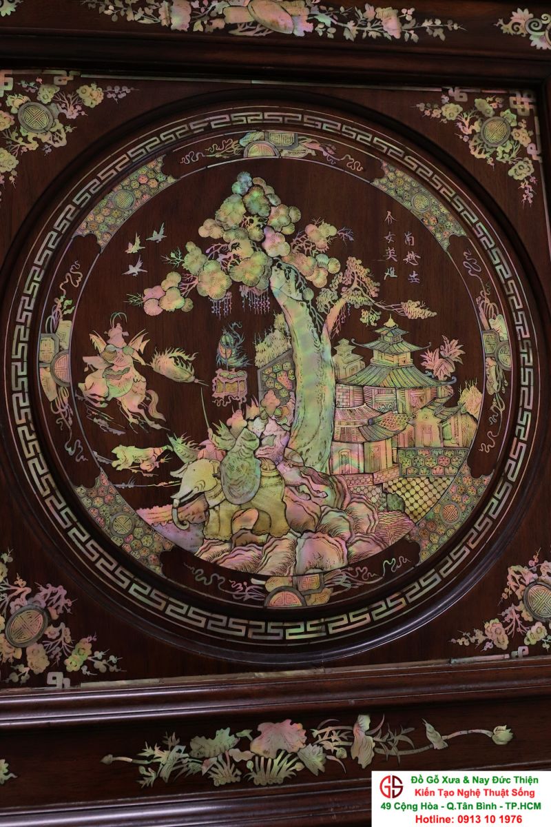 Tủ Thờ Cổ Khảm Ốc