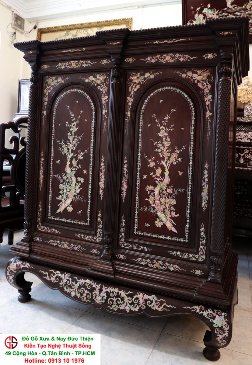 Tủ thờ Cổ Gỗ Trắc Nội Thất