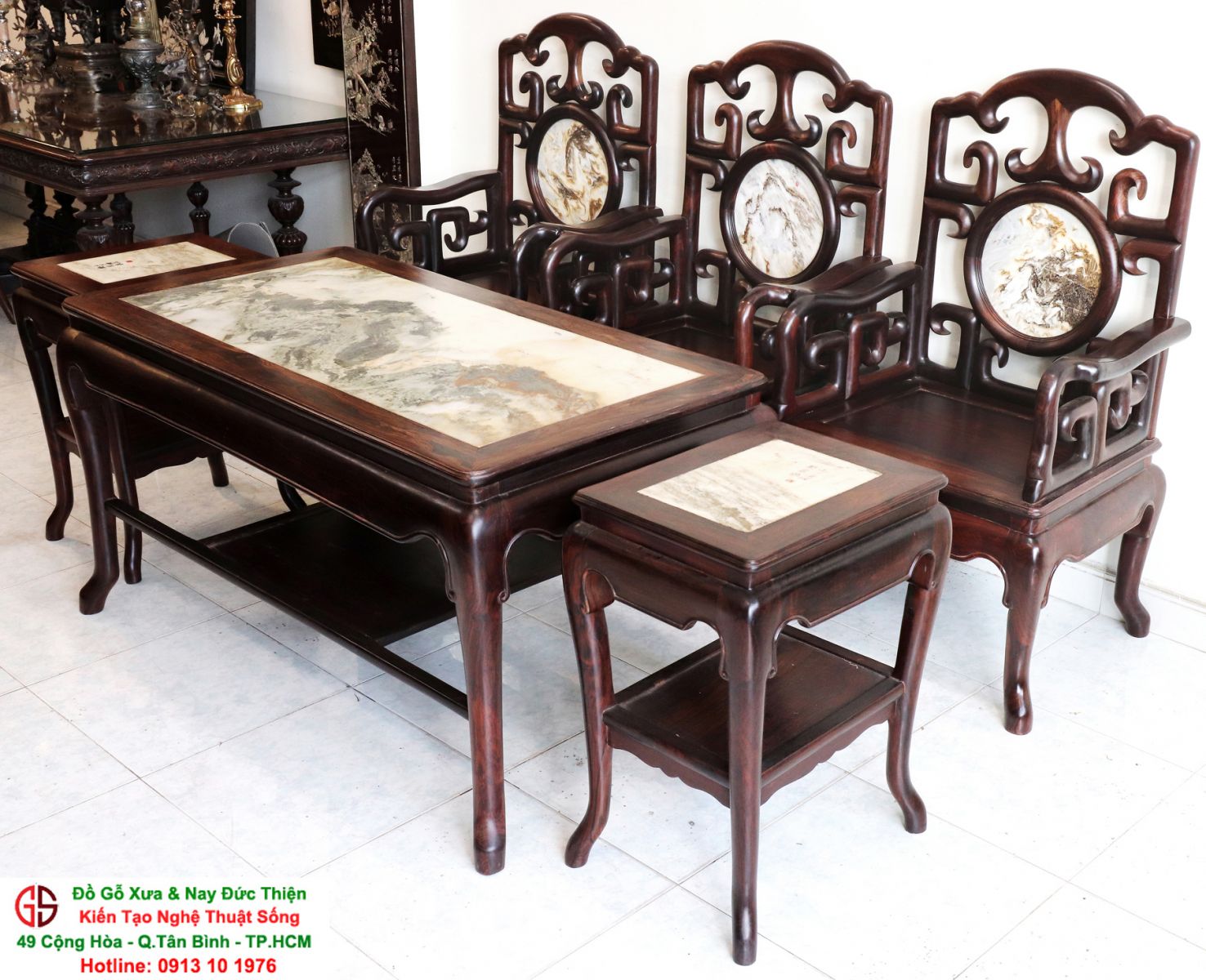 Bộ Bàn Móc 8 Món Nội Thất Đẹp